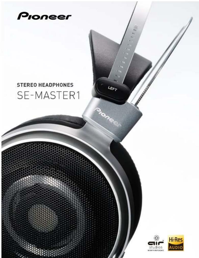 Pioneer STEREO HEADPHONES SE-MASTER1 LEFT Pioneer GIR studios MINISTRY REFERENCE Hi-Res AUDIO