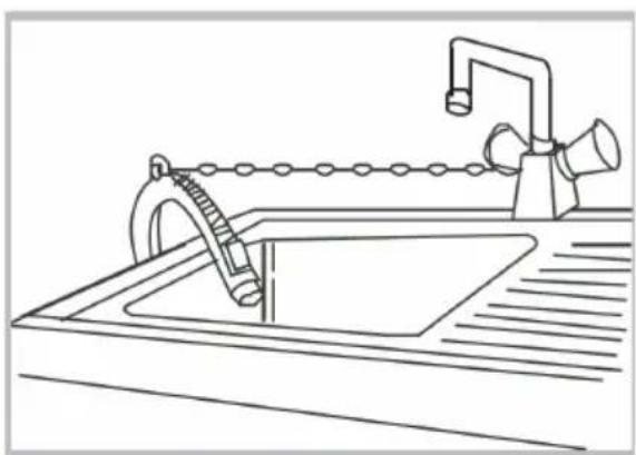 Seiki SC-1070AU9FLCO - CONNECTING THE DRAIN HOSE - 3