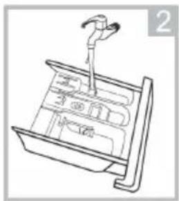 Seiki SC-1070AU9FLCO - CLEANING THE DETERGENT DISPENSER - 2