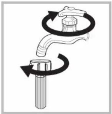 Seiki SC-1070AU9FLCO - Washing the filter in the tap - 1