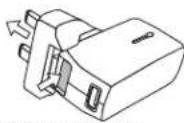TARGUS APD752EU - Auswechseln des Netzsteckers - 2