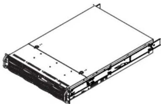 Supermicro CSE-826BE2C-R609JBOD - Installing the Inner Rails - 2