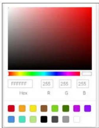 FFFFFF 255 255 255 Hex R G B