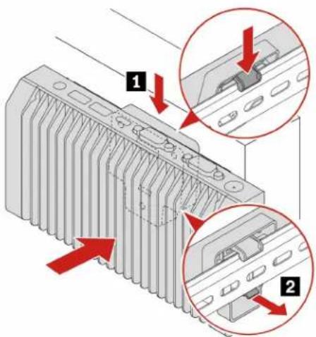 Technical diagram showing heat exchanger components with numbered annotations and red arrows indicating flow or movement.