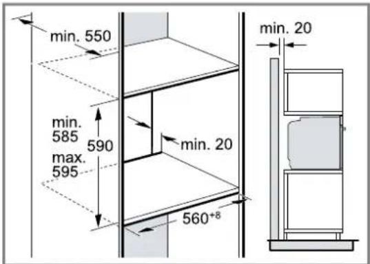 CONSTRUCTA CX50EI01T - Einbau in einen Hochschrank - 1