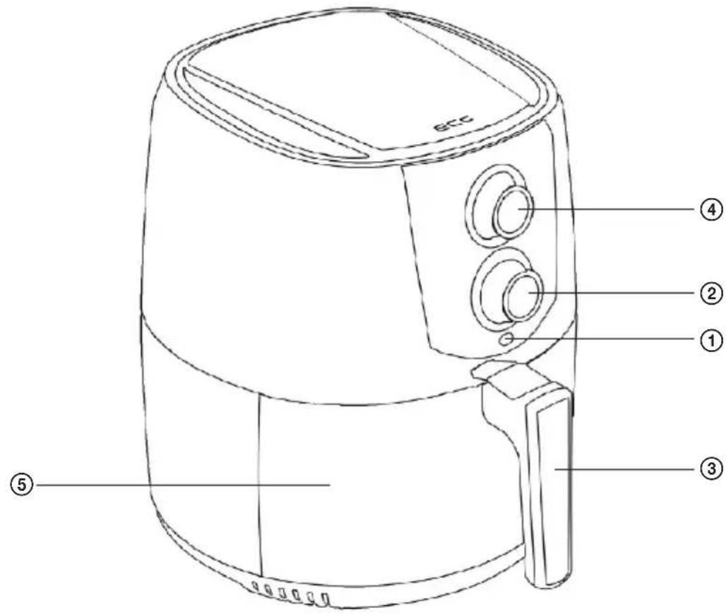 ECG AF 3501 Crispy - DESCRIPTION / BESCHREIBUNG - 1