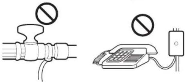 LG GC-W141BXG - Places where no grounding is allowed - 2
