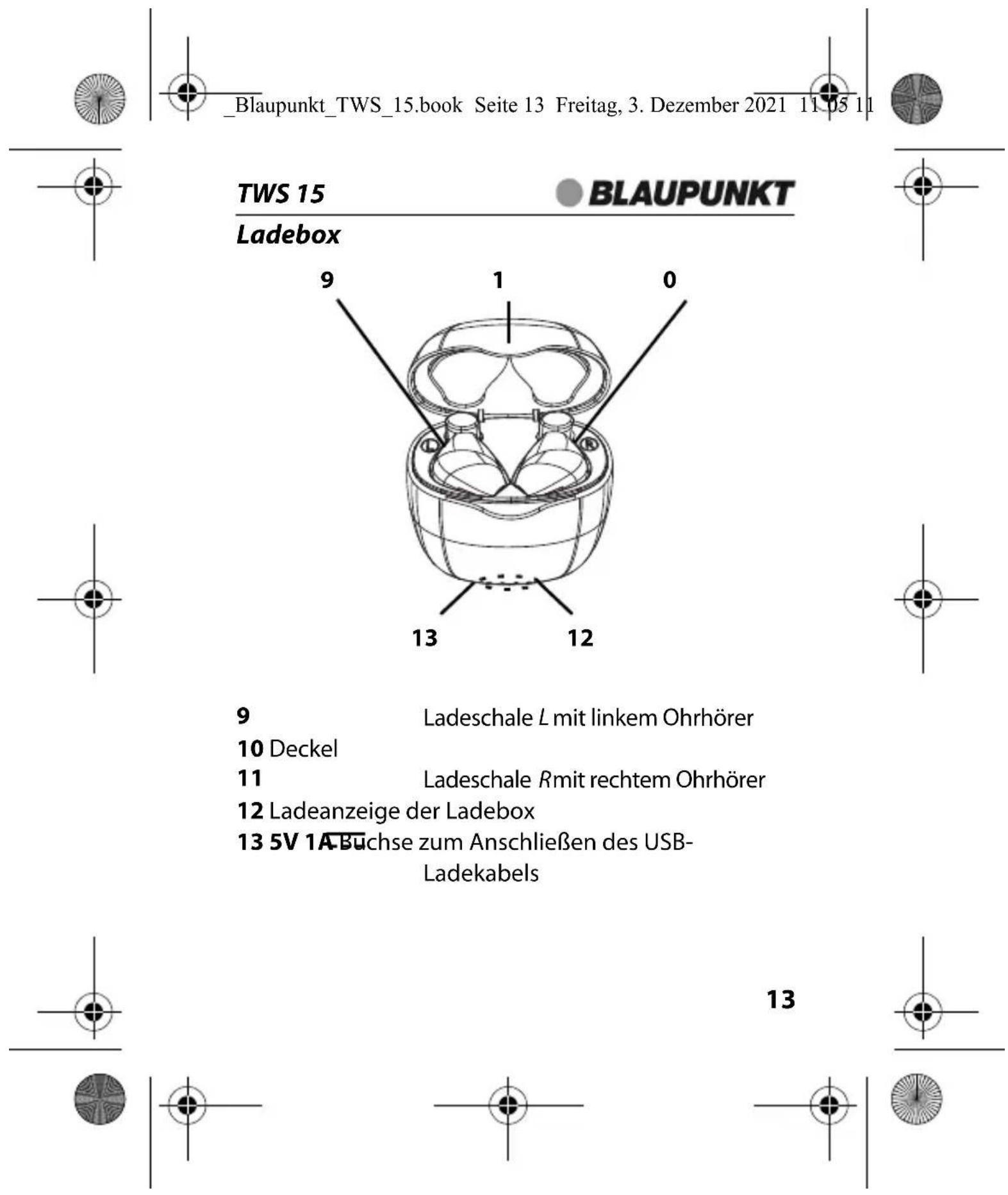 BLAUPUNKT TWS 15 - TEILE UND BEDIENELEMENTE - 10