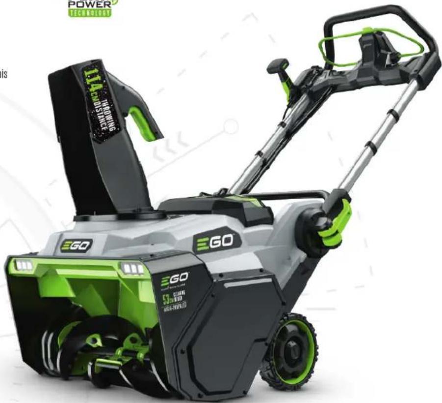 EGO LB5300E - EINSTUFIGE SCHNEEFRÄSE MIT SCHNECKENANTRIEB - 3