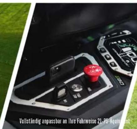 Vollständig anpassbar an ihre Fahrweise 21-PS Äquivalent