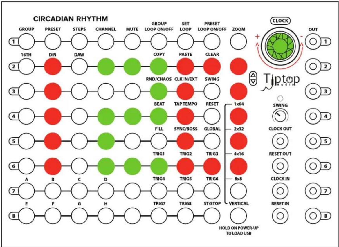 Tiptop Audio Circadian Rhythms - Quickstart Tutorial 1: Vertical View Basics - 1