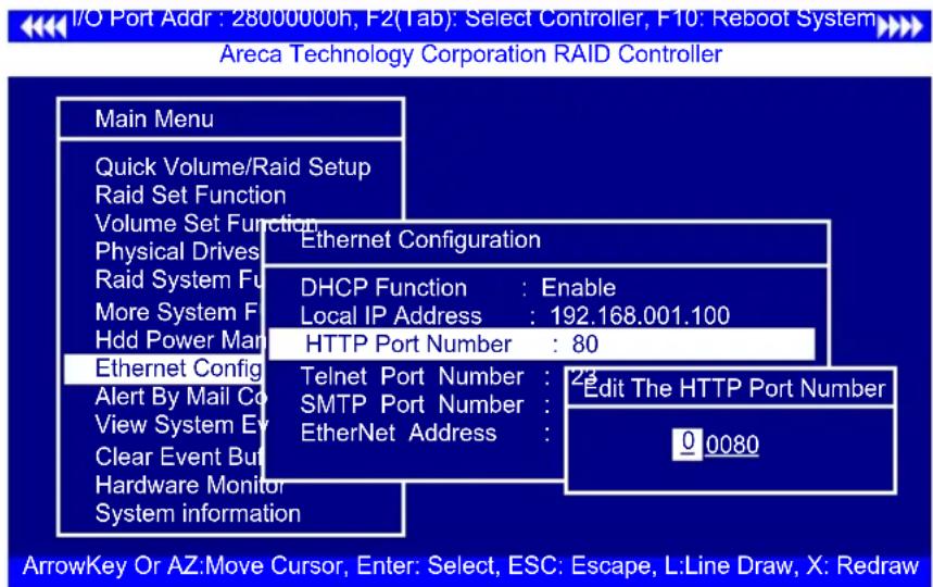 I/O Port Addr : 28000000h, F2(Tab) : Select Controller, F10: Reboot System Areca Technology Corporation RAID Controller Main Menu Quick Volume/Raid Setup Raid Set Function Volume Set Function Physical Drives Raid System Fu More System F Hdd Power Man Ethernet Config Alert By Mail Co View System Ev C…