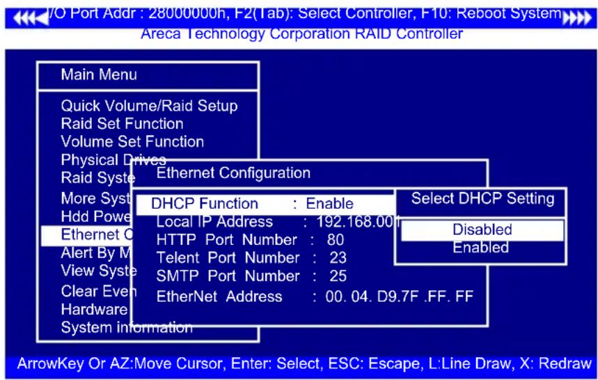 I/O Port Addr : 28000000h, F2(Tab) : Select Controller, F10: Reboot System Areca Technology Corporation RAID Controller Main Menu Quick Volume/Raid Setup Raid Set Function Volume Set Function Physical Drives Raid Syste More Syste Hdd Power Ethernet C Alert By M View Syste Clear Even Hardware System…