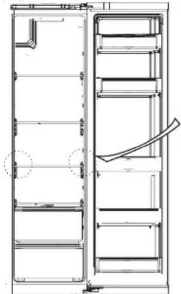 backstop σηκώστε το γυάλινο ράφι προς τα πάνω και στη συνέχεια τραβήξε το προς τα έξω