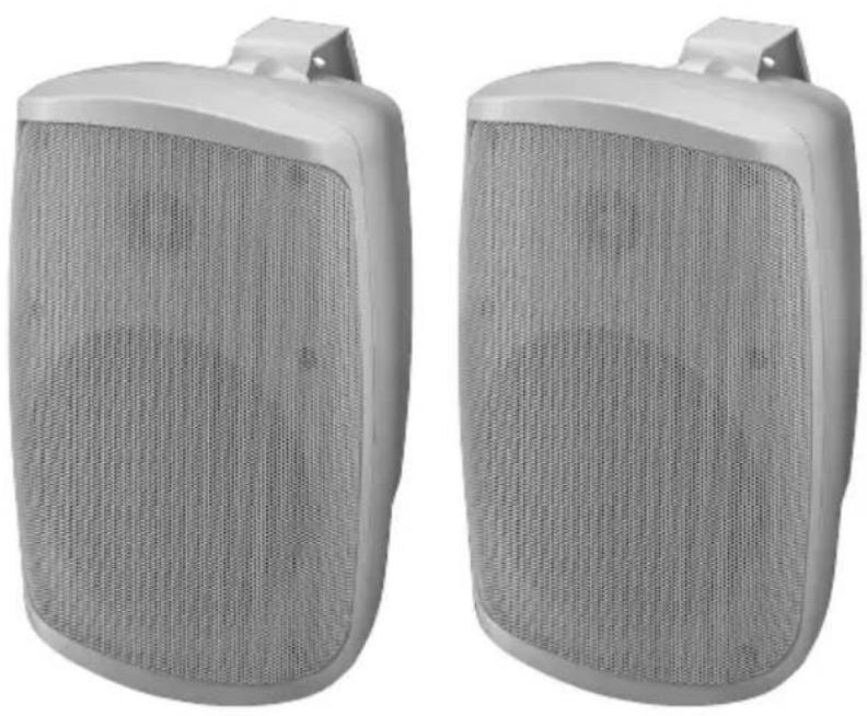 Monacor WALL-05SET/WS - Aktiv-Lautsprecherset Active Speaker Set - 2