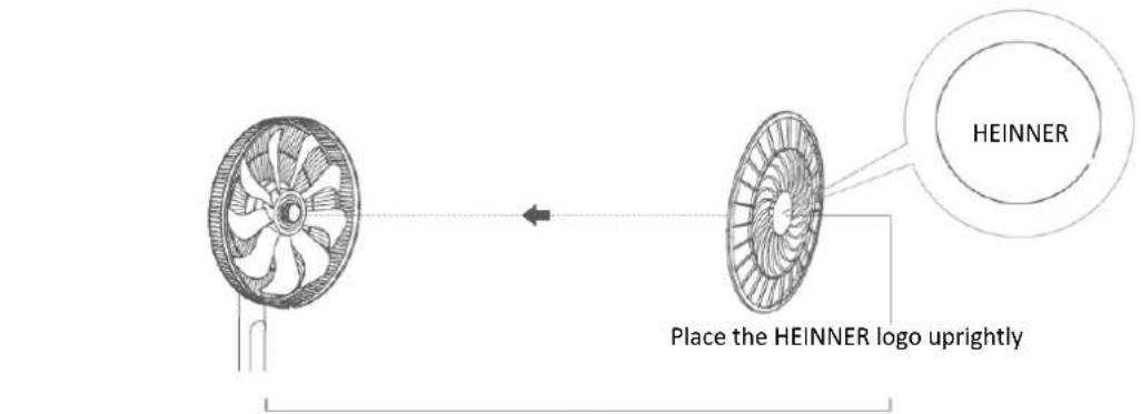 HEINNER Place the HEINNER logo uprightly