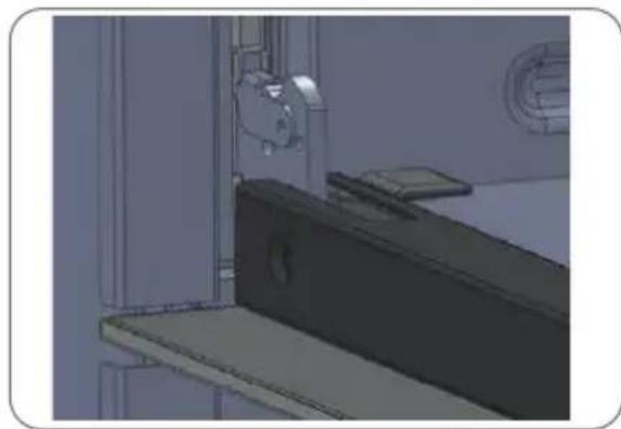 Respekta Ida HS2000-26 - Removing the oven door - 1