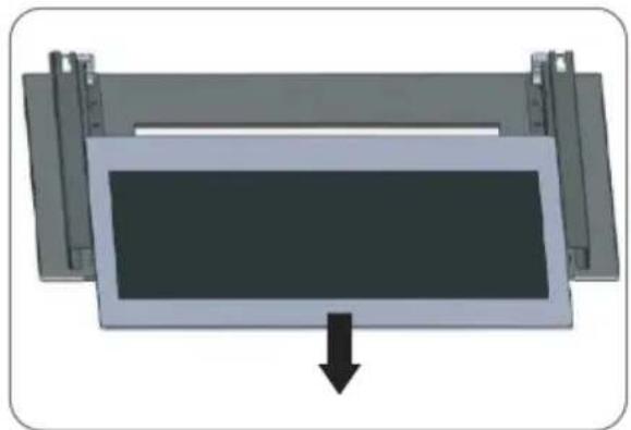 Respekta Ida HS2000-26 - Removing the oven door internal double-glazed window - 2