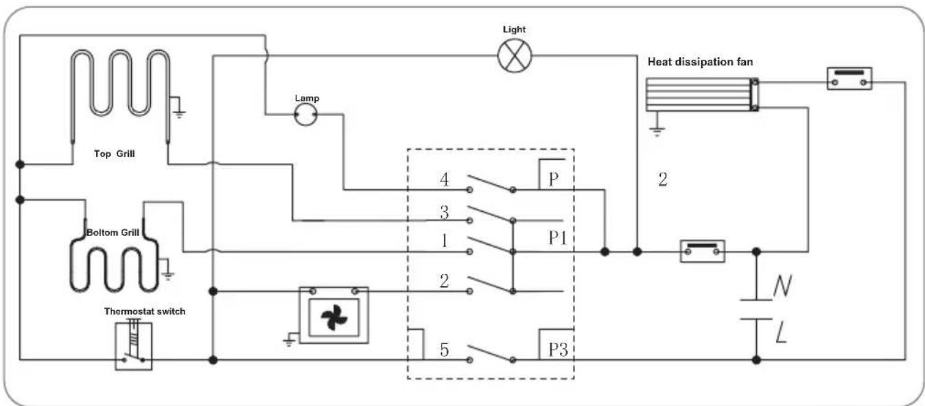 Respekta Ida HS2000-26 - Wiring diagram - 2