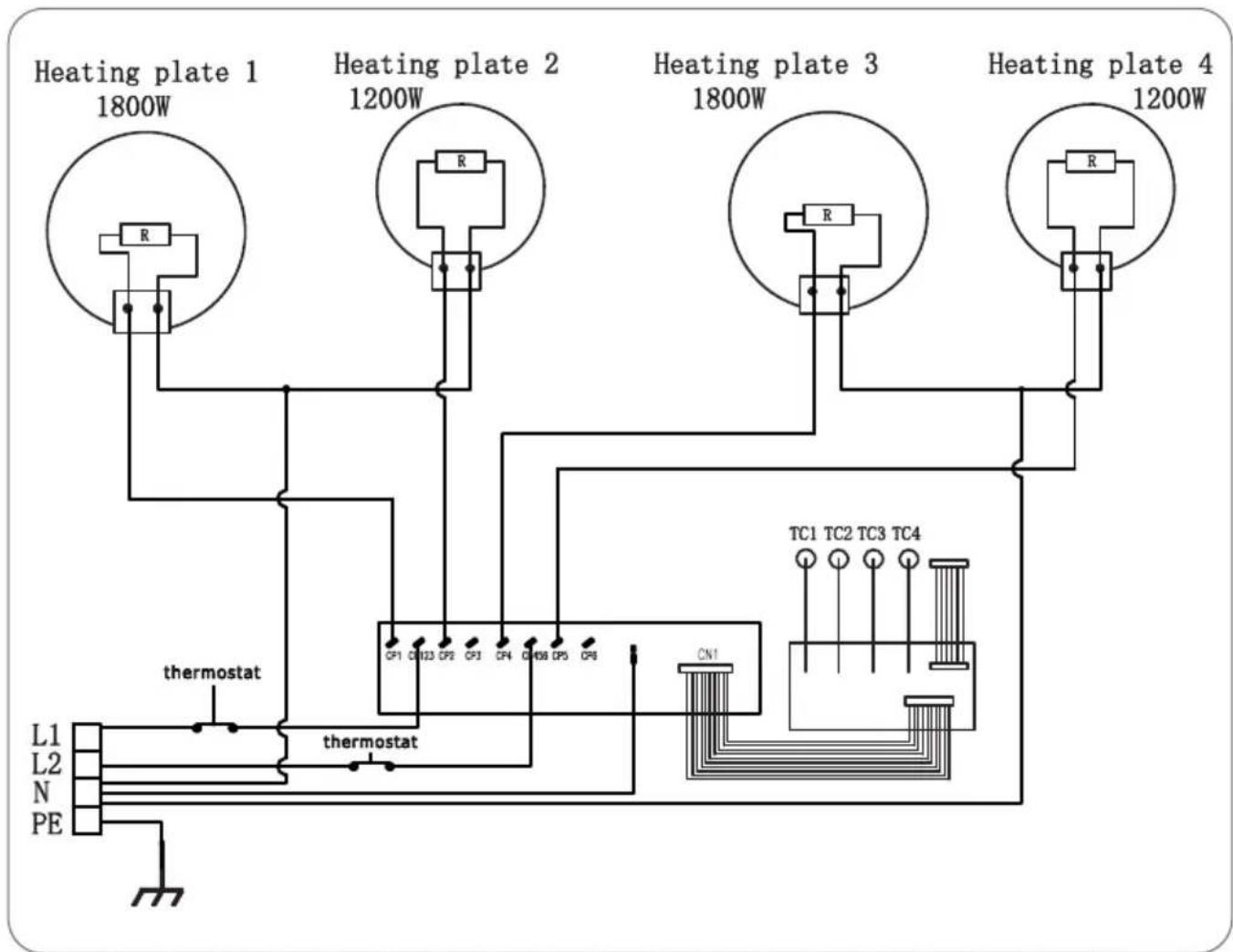 Respekta Ida HS2000-26 - Wiring diagram - 1