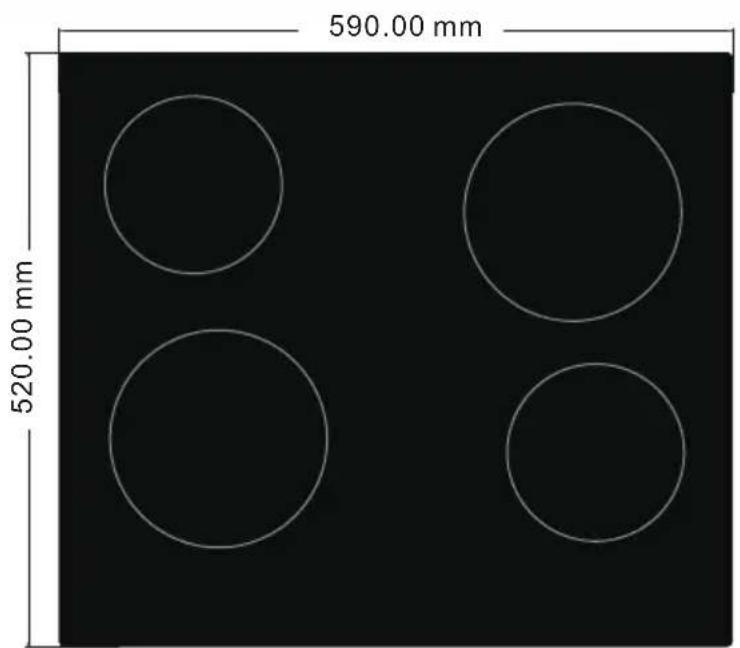 590.00 mm 520.00 mm
