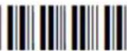 Posiflex CD-3601U - Positive and negative bar codes - 8