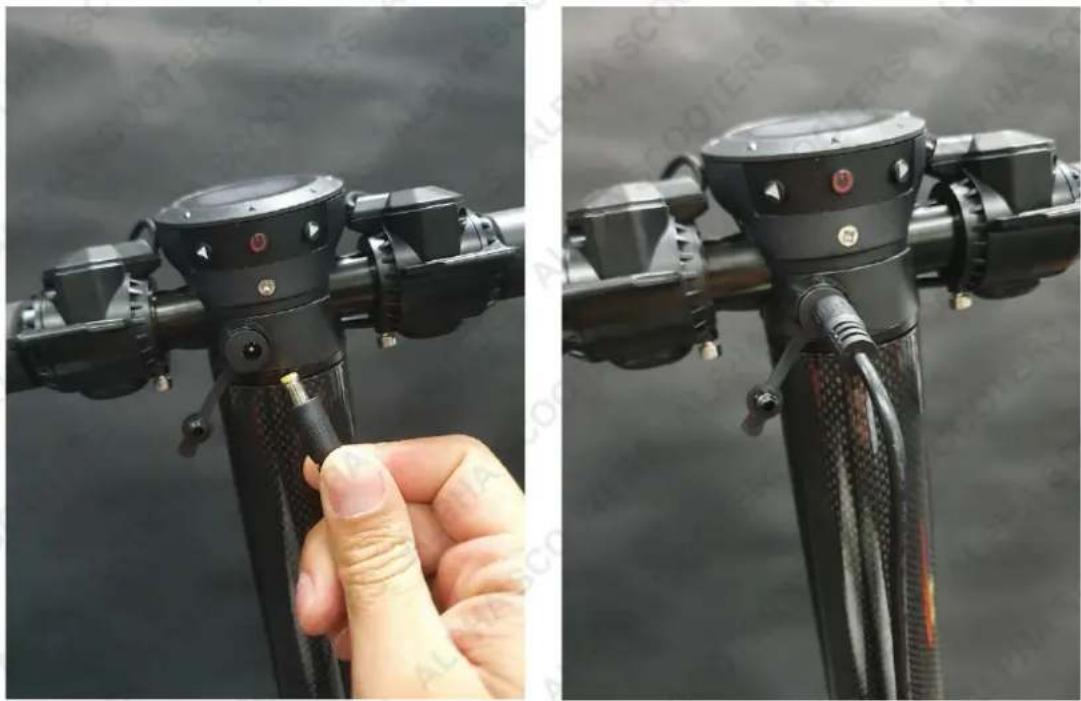 ALPHA Carbon - Connecting the Charger - 1