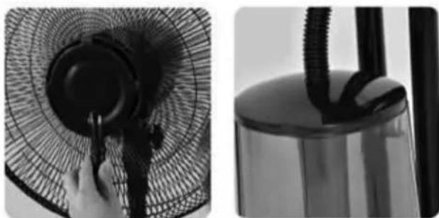 MPM MWP-20 - POZOR! Ventilátor bez správne namontovaných krytov vrtule nezapínajte. - 1