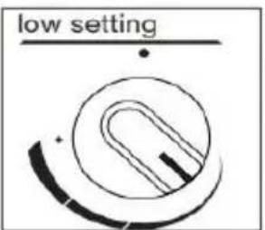 low setting