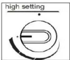high setting