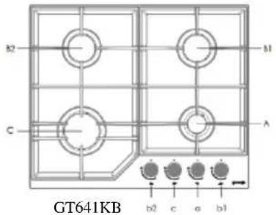 B2 C A M1 GT641KB b2 c e b1