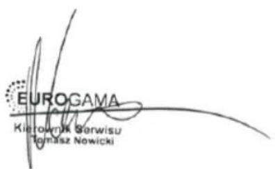 EUROGAMA Kierownia Gerwisu Tomasz Nowicki