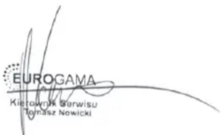 EUROGAMA Kietownik Gerwisu Tomasz Nowicki