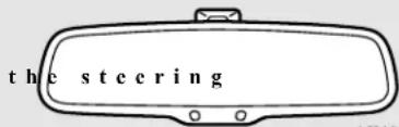 the steering