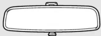 MITSUBISHI Mirage (2021) - Inside rearview mirror - 1