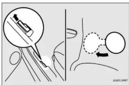 Medical diagram illustrating surgical procedure with magnified view and force application on a joint, labeled AA0126987