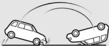 MITSUBISHI Mirage (2021) - The side airbag and curtain airbag ARE NOT DESIGNED TO DEPLOY when... - 3