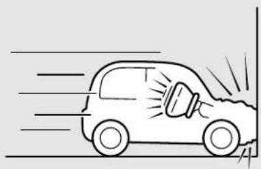 MITSUBISHI Mirage (2021) - The front airbags and driver's knee airbag ARE DESIGNED TO DEPLOY when ... - 1