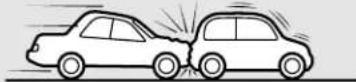 MITSUBISHI Mirage (2021) - The front airbags and driver's knee airbag ARE NOT DESIGNED TO DEPLOY when - 1