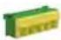 HAGER FWB72 - Protection class IP44, impact protection IK07 - 4