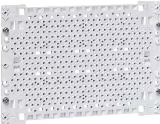 HAGER FWB72 - UM00M0 plastic mounting plate - 1