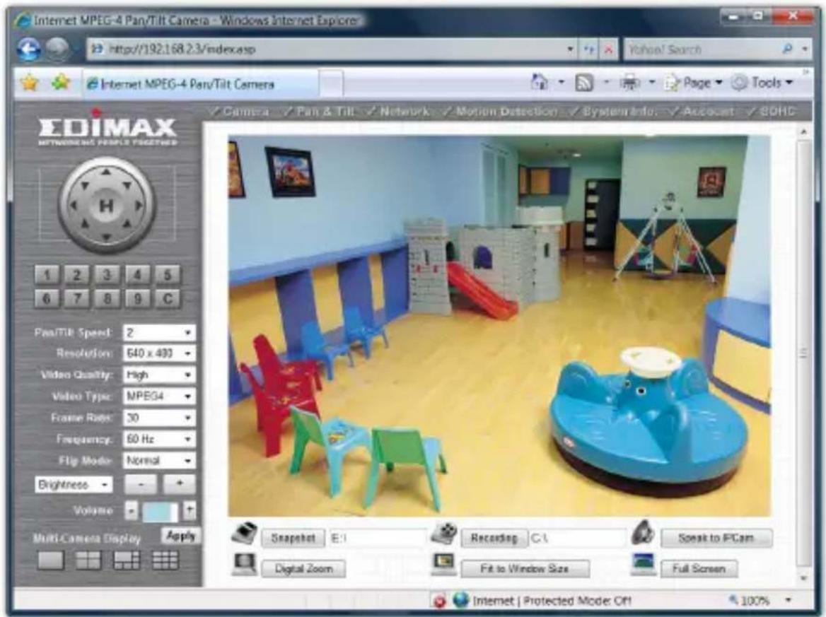 Edimax IC-7000PTn V2 - Webmanagement Schnittstelle - 4
