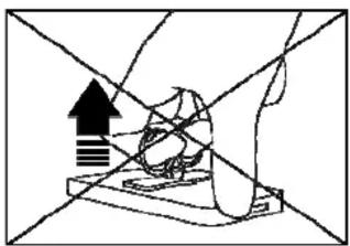 Techno Line Finger Holder Stand - Ablösen: - 1