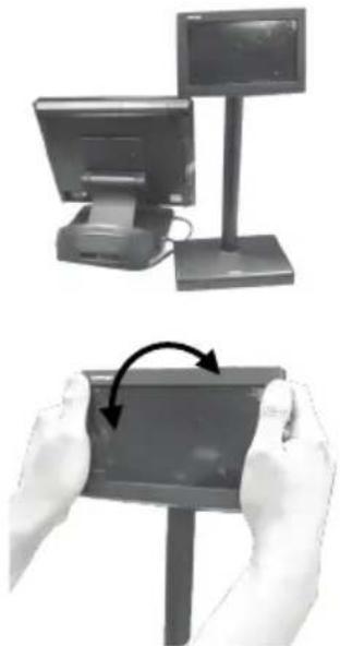 Posiflex PD-6207U - Mounting PD-6207 Series onto POS Terminal - 7