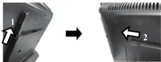 Posiflex PD-6207U - Mounting PD-6607 Series onto XT Series Terminal - 2