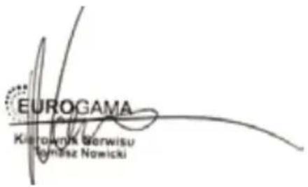 EUROGAMA Kierogamy Werwisu Tomasz Nowicki