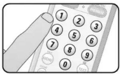 1 2 3 4 5 6 7 8 9 0 MENU TEXT