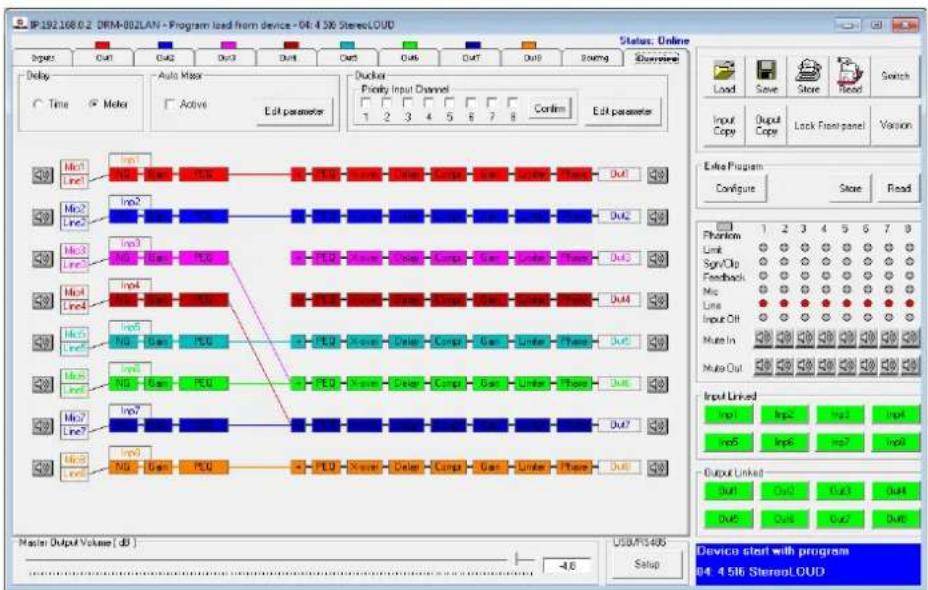 Monacor DRM-882LAN - Changing the interface - 3