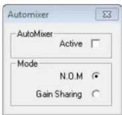 Automixer AutoMixer Active Mode N.O.M Gain Sharing
