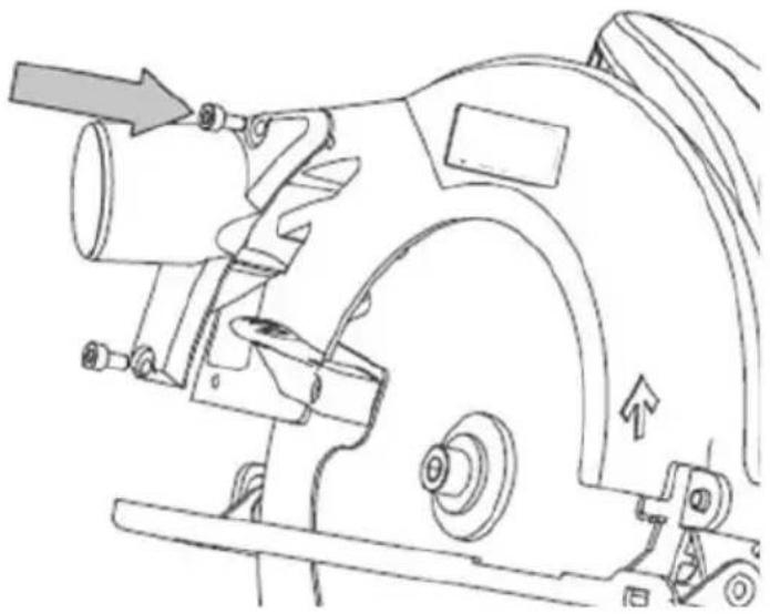 Cocraft HC 1400 - Attaching the vacuum cleaner adapter - 1